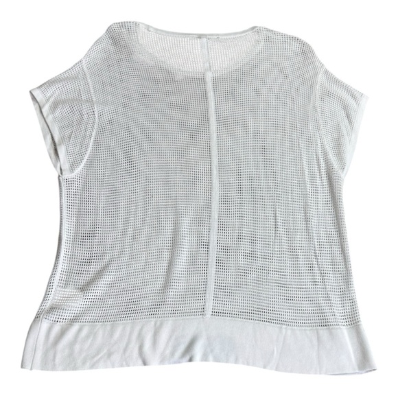Rag & Bone Odette Short Sleeve Mesh Knit Top size L - Picture 4 of 9